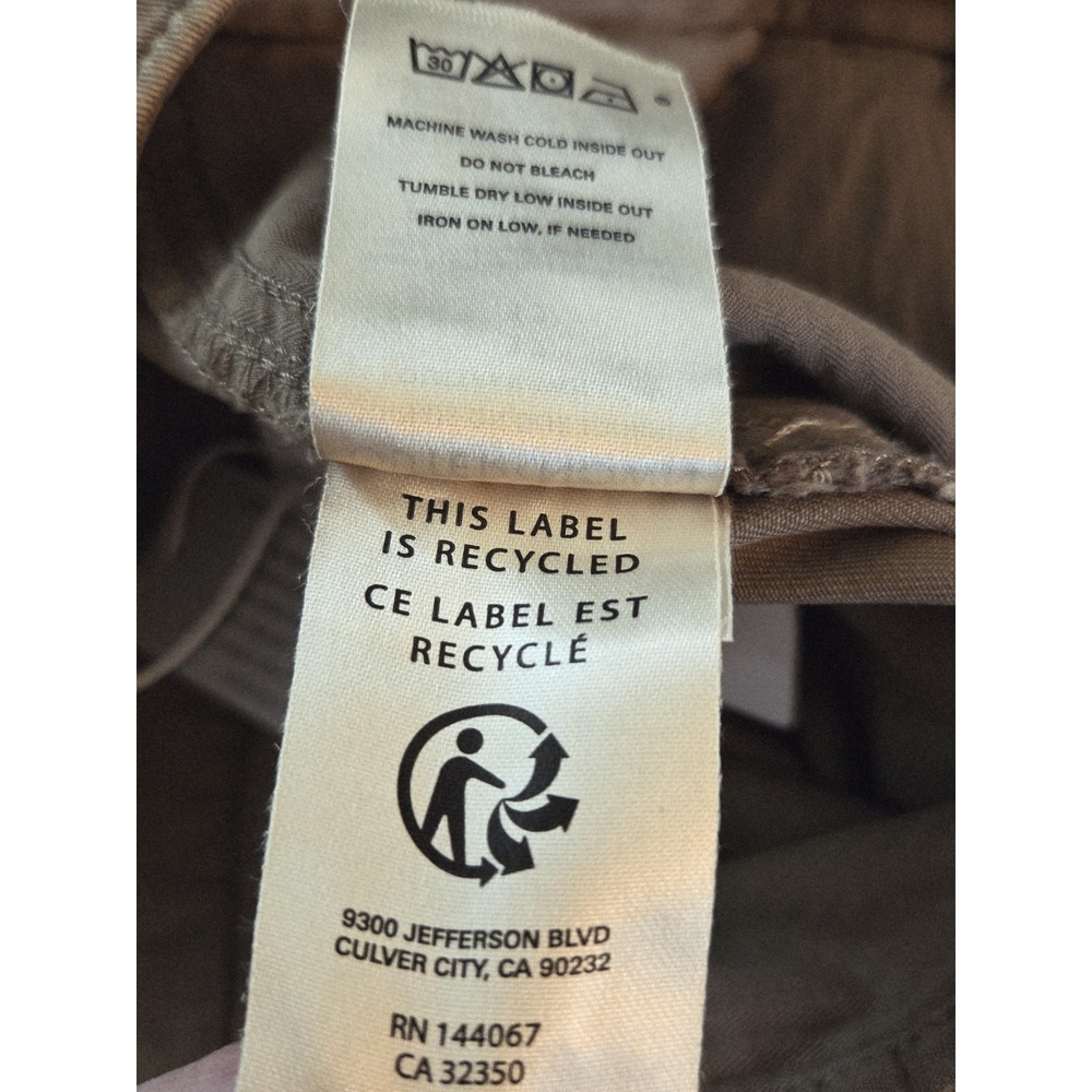Outerknown NWT Womens Chino Pants 100% Organic Cotton 32x31.5  Orig. $158 - Picture 8 of 8